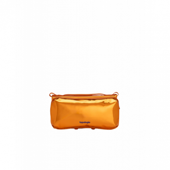 Bolsos Bolso TOPOLOGIE Bottle Sacoche Medium Orange Metallic
