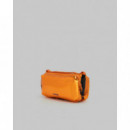 Bolsos Bolso TOPOLOGIE Bottle Sacoche Medium Orange Metallic