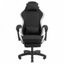 Silla Gaming MARS GAMING Mgc-x Ergonomico Reposapies Tela Grey/white