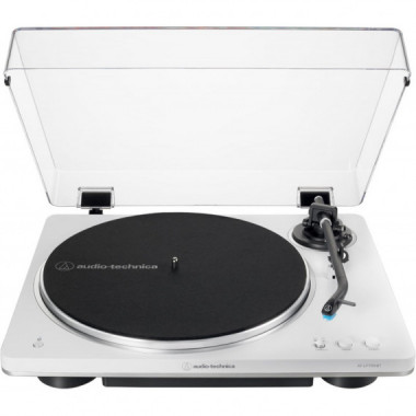 Tocadiscos Audio-Technica AT-LP70XBT Inal&aacute;mbrico con Tracci&oacute;n por Correa Totalmente Autom&aacute;tico Blanco