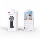 Ventilador Portátil con Energía Solar 4.000MAH Gris XO