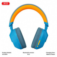 Auriculares BLUETOOTH con Cancelación de Sonido Diadema Azul XO