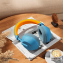 AURICULARES BLUETOOTH CON CANCELACIÓN DE SONIDO DIADEMA AZUL XO