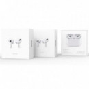 AURICULARES BLUETOOTH CON SENSOR Y FUNCIÓN DE CARGA INALÁMBRICA BLANCO XO