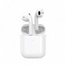 AURICULARES BLUETOOTH CON FUNCION DE CARGA INALÁMBRICA BLANCO XO