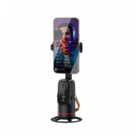 Palo Selfie con Seguimiento Facial y Rotacion 360º Negro XO
