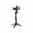 Mini Palo Selfie BLUETOOTH Multifuncion 4 en 1 Negro XO