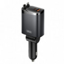 Cargador Coche 4 en 1 108W Grisaceo XO