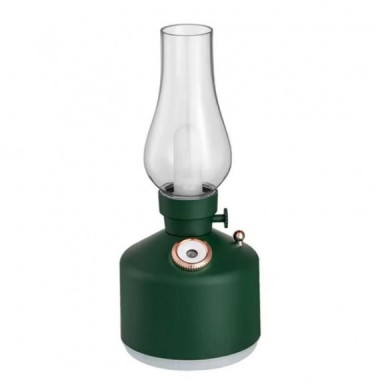 Lampara de Noche Decorativa con Atomizador Humidificador Verde XO