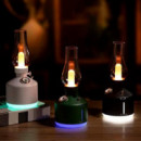Lampara de Noche Decorativa con Atomizador Humidificador Verde XO