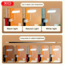 Lampara Led con Pinza 800MAH Blanco XO