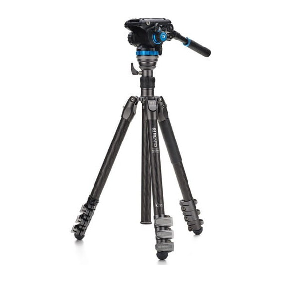 BENRO Kit Tripode Video RHINO34CF Carbono + S6PRO