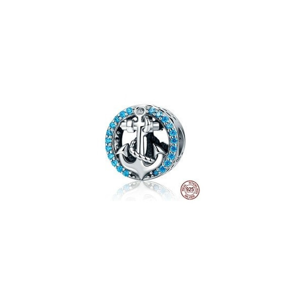Colgante timón plata
