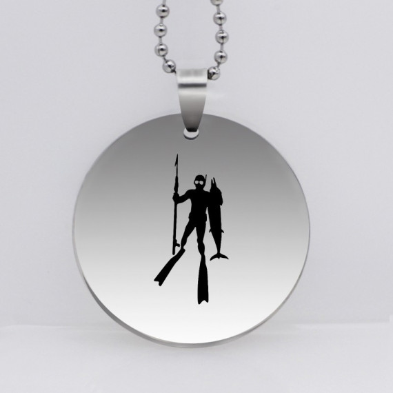 Colgante placa pescador