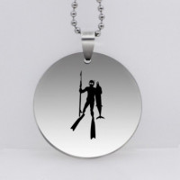 Colgante placa pescador