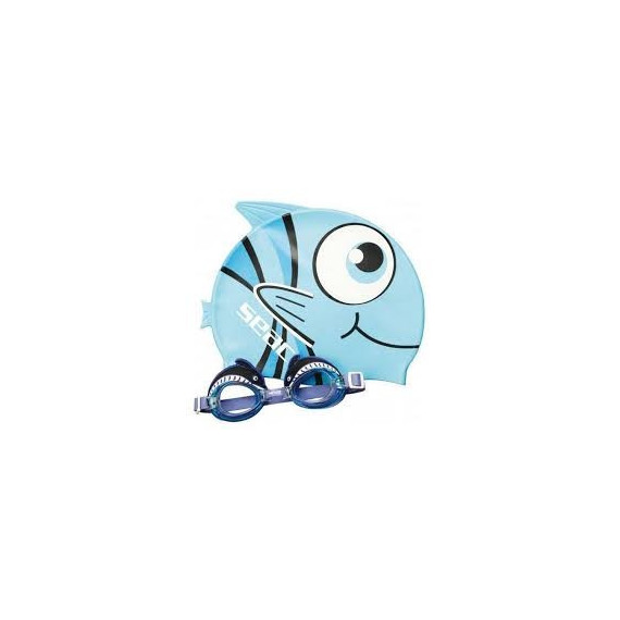 Gorro Pez Azul + Gafas  SEAC SUB