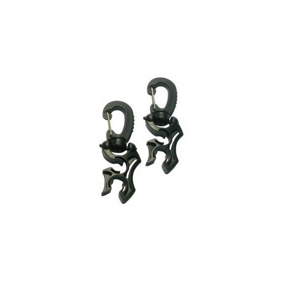 Mosqueton Latiguillo Clip Inox Negro  SEAC SUB