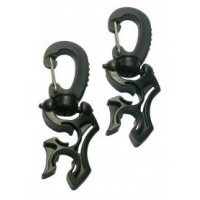 Mosqueton Latiguillo Clip Inox Negro  SEAC SUB