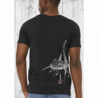Camiseta Tiburon Ballena Grafito  KANUMERA