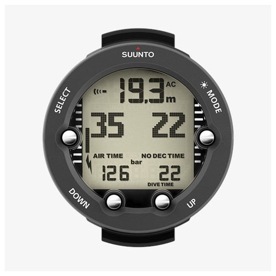 Ordenador Vyper Novo Graphite + Cable + Bungee  SUUNTO
