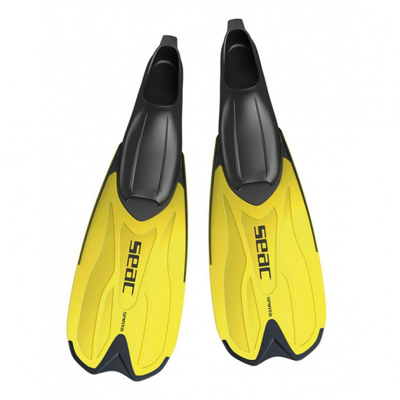 Aletas Snorkel Spinta Amarilla  SEAC SUB