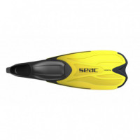 Aletas Snorkel Spinta Amarilla  SEAC SUB