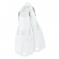 Aletas Jet Light TECLINE Blanca