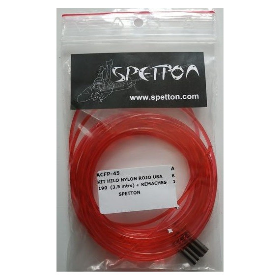 Monofilamento Rojo Usa 1.9  X 3.5M + Remaches  SPETTON WORLD - Guanxe Atlantic Marketplace