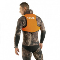 Chaleco Caccia Negro/naranja para Lastre  SEAC SUB
