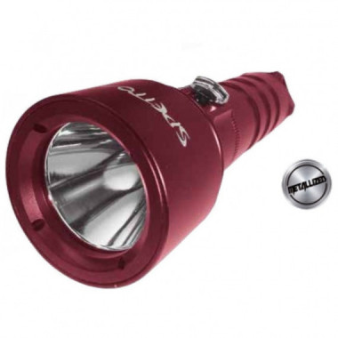 Linterna Q10 Vx 1000 Lumenes Roja Metalizada  SPETTON WORLD