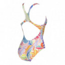 Bañador Swinsuit Pro Back Allover  ARENA