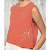 Camiseta Mujer Corta Concha  KANUMERA