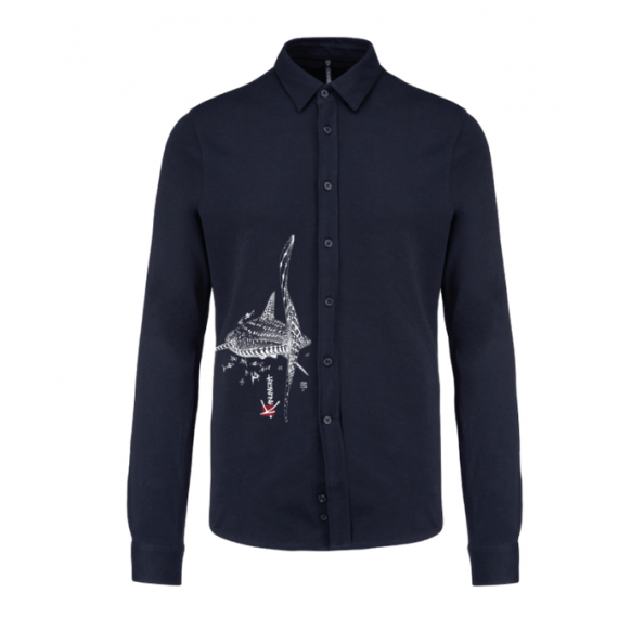 Camisa Manga Larga Tiburón Ballena  KANUMERA