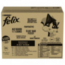 FELIX Gato Adulto Fantastic Carne Pouch 120X85 Gr