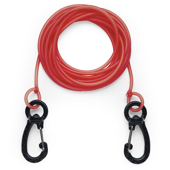 Linea Elastica con Mosqueton Giratorio 8M  C4