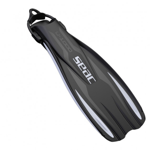 Aleta U-1000 Negro / Blanco  SEAC SUB