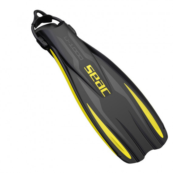 Aleta U-1000 Negro / Amarillo  SEAC SUB