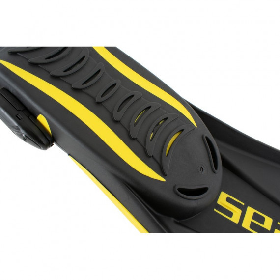 Aleta U-1000 Negro / Amarillo  SEAC SUB - Guanxe Atlantic Marketplace