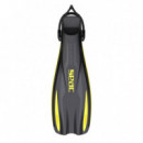 Aleta U-1000 Negro / Amarillo  SEAC SUB