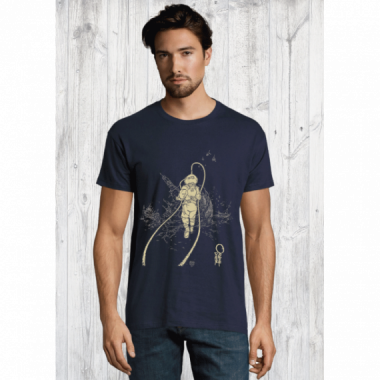 Camiseta Buzo Barco Navy  KANUMERA