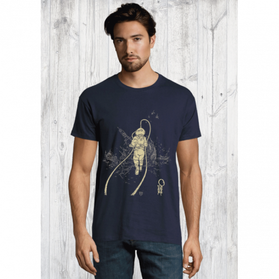 Camiseta Buzo Barco Navy  KANUMERA