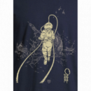 Camiseta Buzo Barco Navy  KANUMERA
