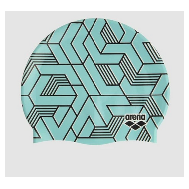 Gorro Piscina Silicona Turquesa  ARENA