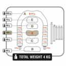 D&d – Collar Deep And Dynamic 4,0 Kg – Blanco  C4