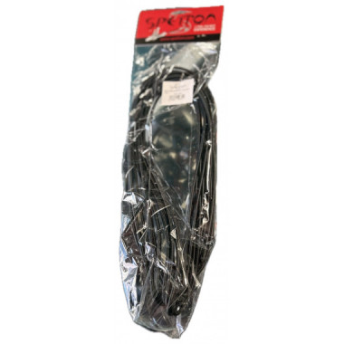Cabo Elastico 4.0MM Negro 10MTR  SPETTON WORLD