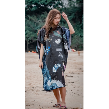 Poncho Toalla con Bolsillo Delantero Nudibranquios  SCUBA GIFTS