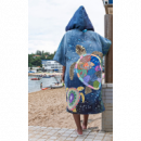 Poncho Toalla con Clips Tortugas  SCUBA GIFTS