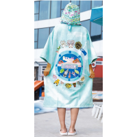 Poncho Toalla con Mangas y Bolsillos Nudibranquios  SCUBA GIFTS