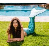 Cola de sirena + monoaleta Turquesa