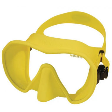 M&aacute;scara Maxlux S Amarillo Buceo  BEUCHAT